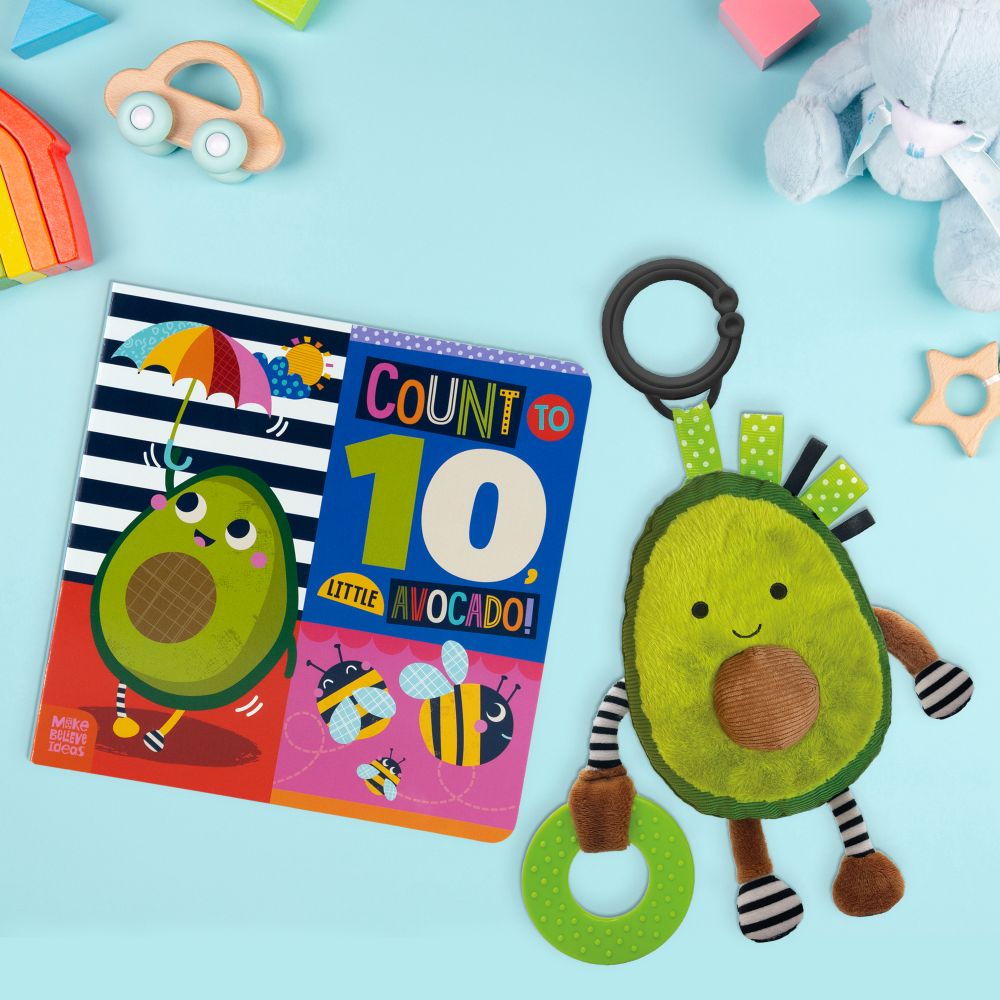 On-the-Go Toy and First Numbers Book Gift Set