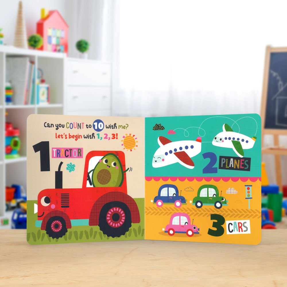 On-the-Go Toy and First Numbers Book Gift Set