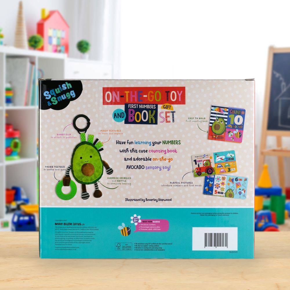 On-the-Go Toy and First Numbers Book Gift Set