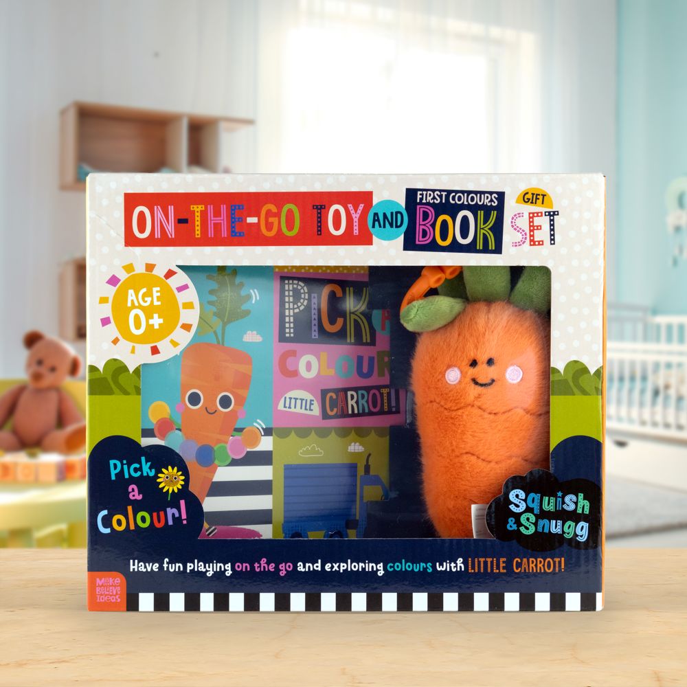 On-the-Go Toy and First Colours Book Gift Set