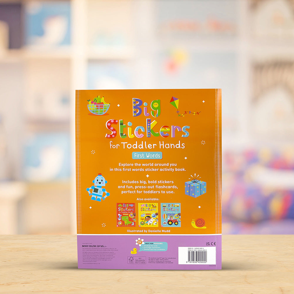 Big Stickers for Toddler Hands: First Words