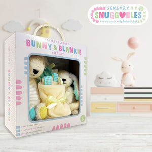 Sensory Snuggables My First Sensory Bunny and Blankie Gift Set