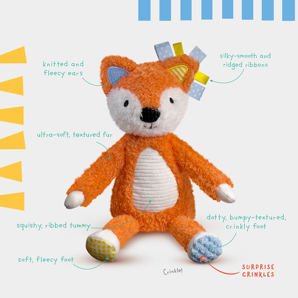 Sensory Snuggables Small Plush Fox