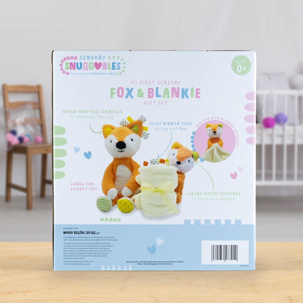 My First Sensory Fox and Blankie Gift Set