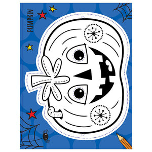 Halloween Masks Sticker Activity Fun