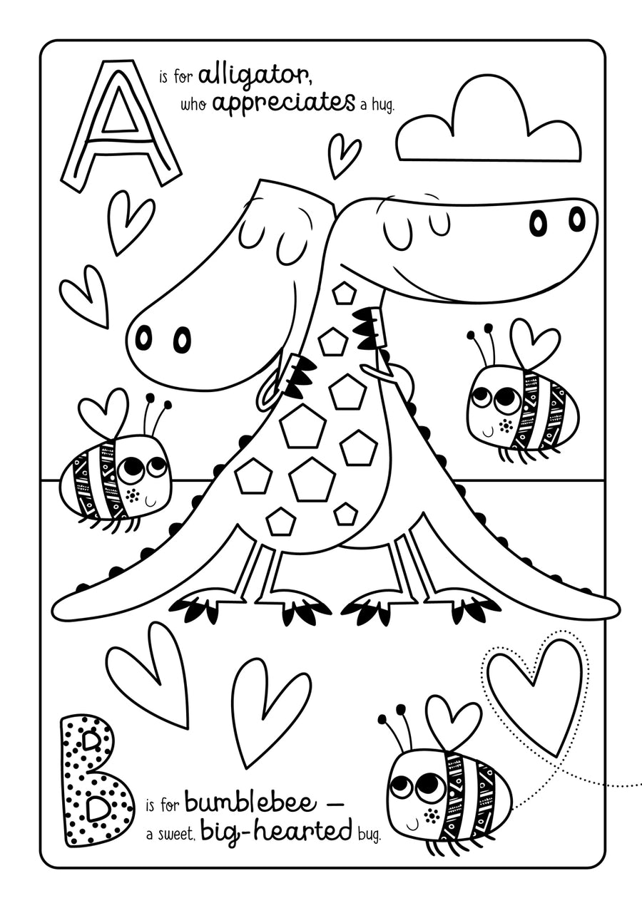 K is for Kindness A Colouring