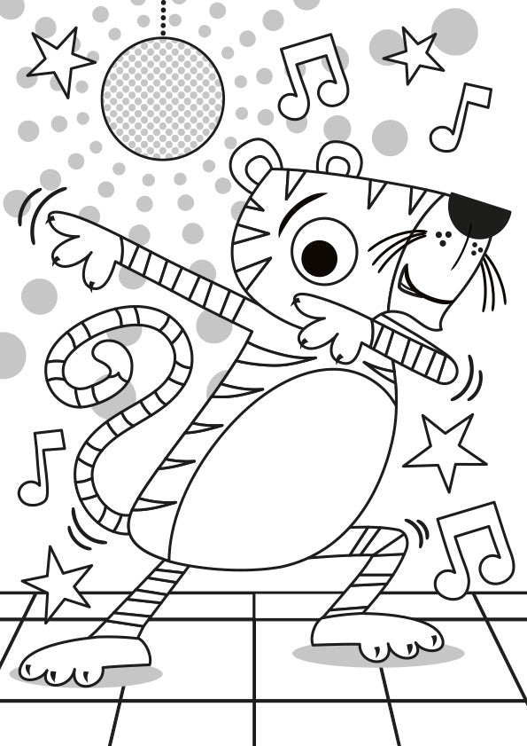Never Touch a Colouring Sheet 1