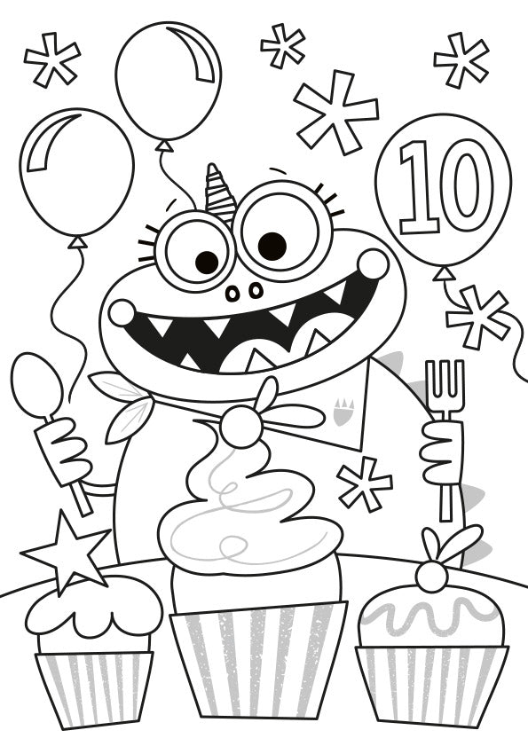 Never Touch a Colouring Sheet 5