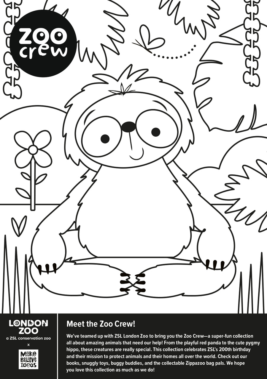 ZSL Zoo Crew Colouring 1