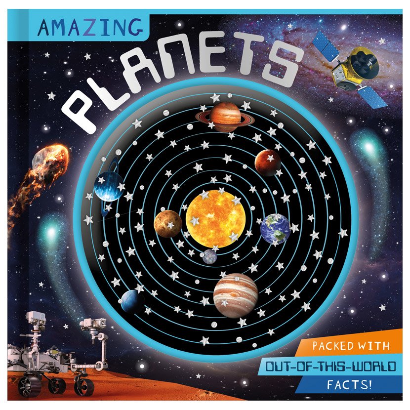 Product image 1 of Amazing Planets, a non-fiction book for ages 4+, by Make Believe Ideas.