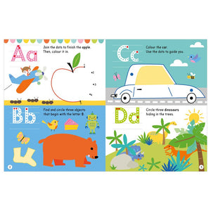 Product image 2 of Big Stickers for Little Hands ABC, a sticker activity book for ages 3+, by Make Believe Ideas.