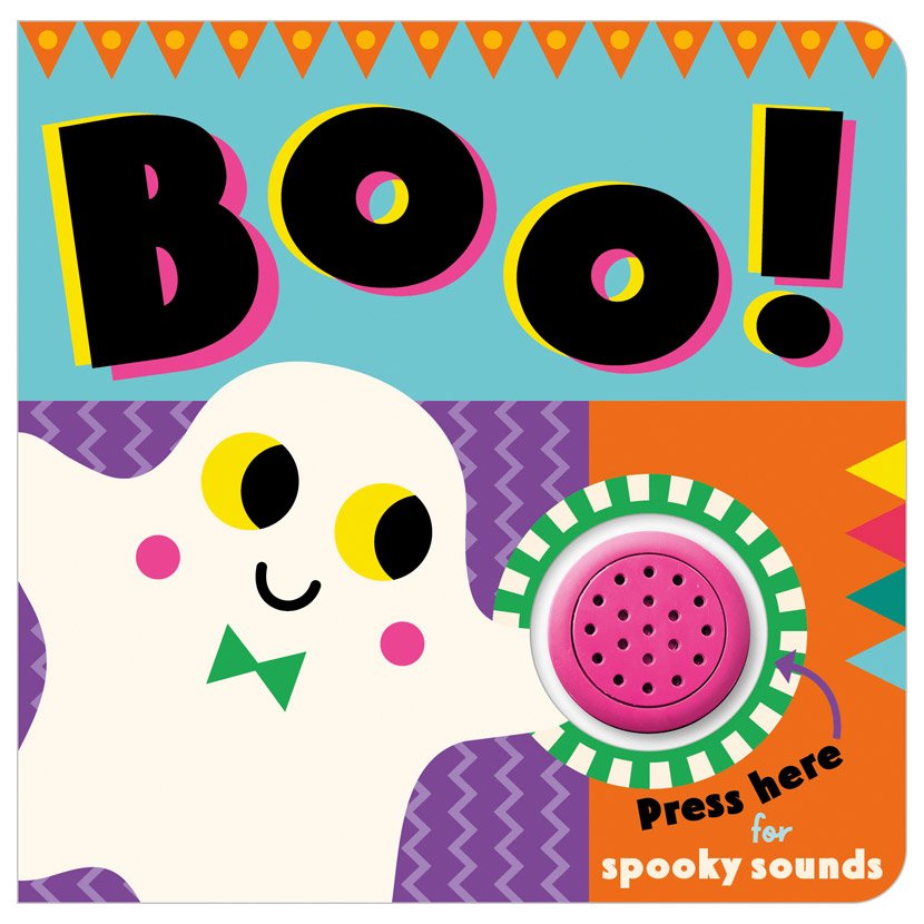 Product image 1 of Boo! Sound Board Book, a board book for ages 0+, by Make Believe Ideas.