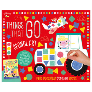 Product image 1 of Busy Bees Things That Go Sponge Art, a box set for ages 3+, by Make Believe Ideas.