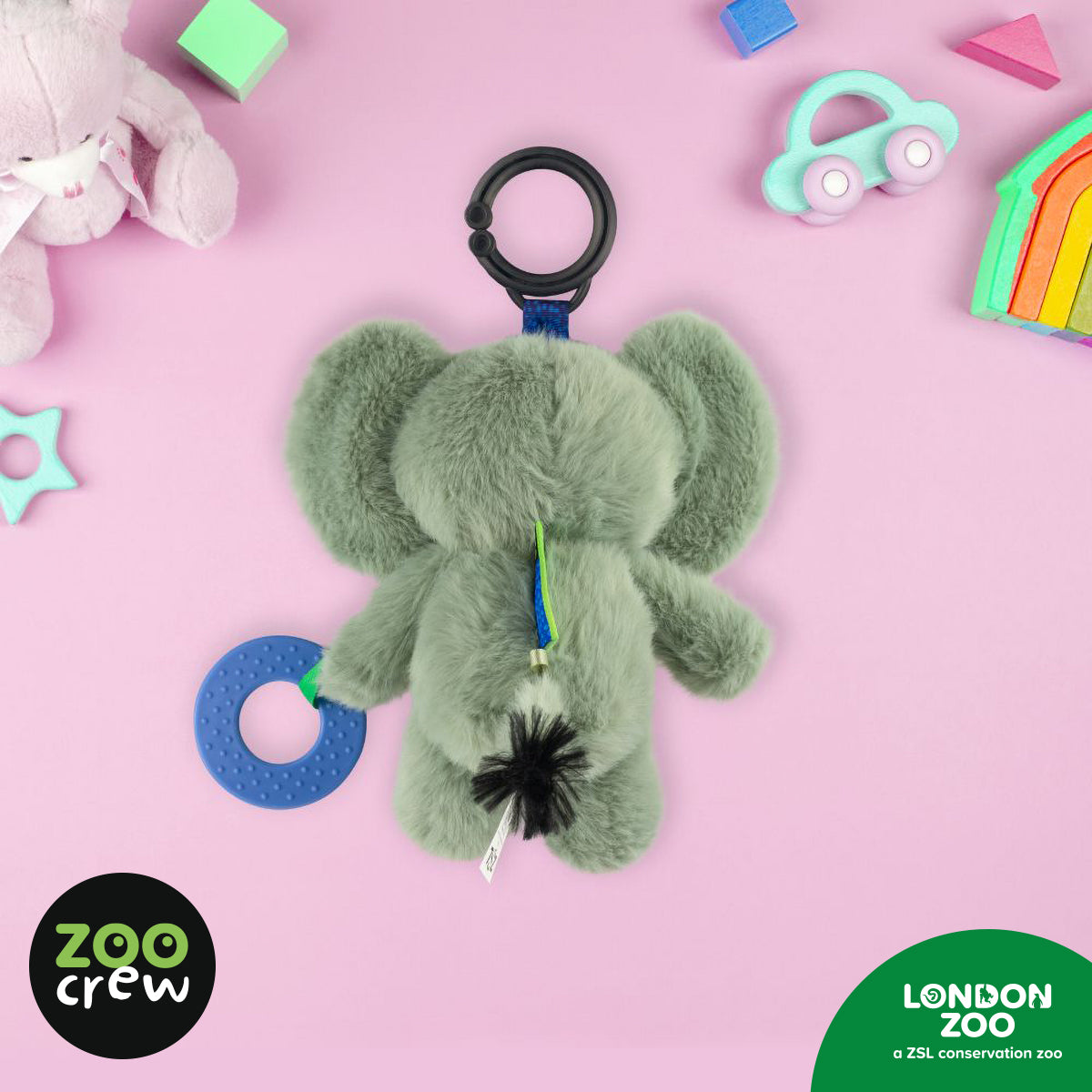 Clip & Go Elephant 3 (5060236484253) by Make Believe Ideas