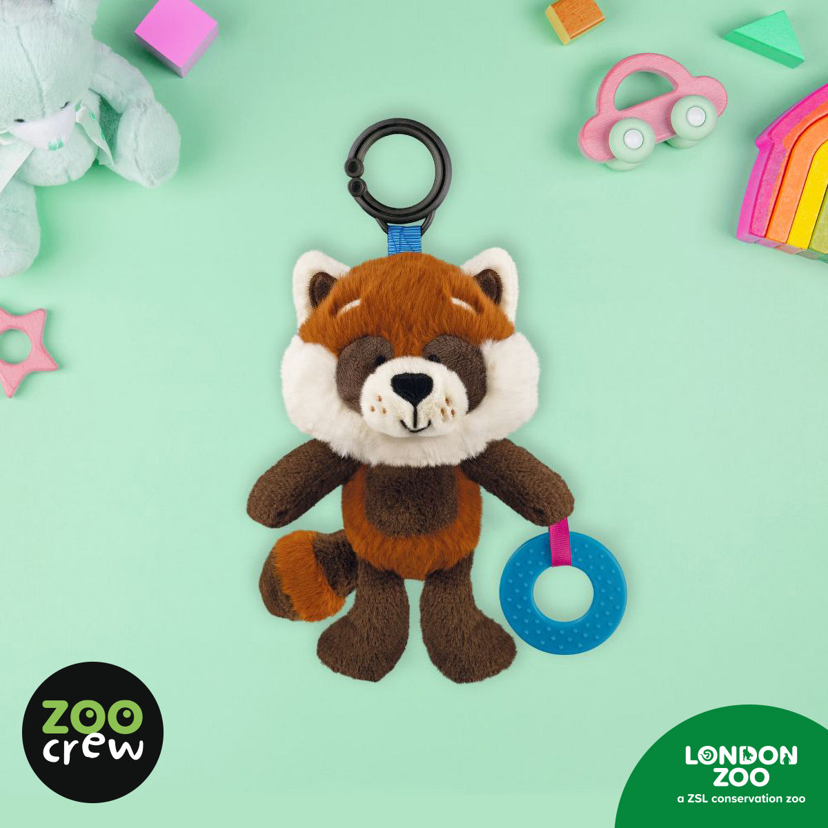 Clip & Go Red Panda 2 (5060236484239) by Make Believe Ideas