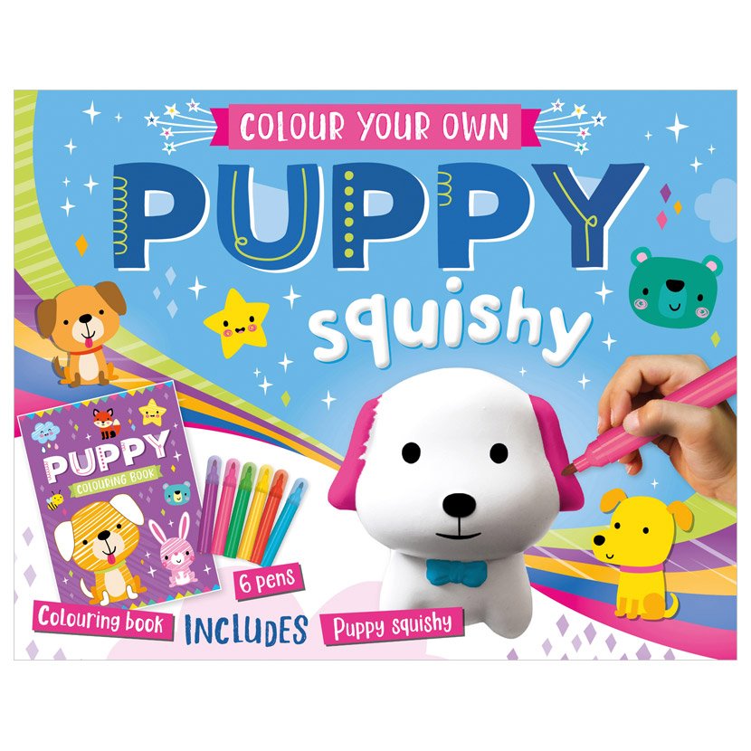 Product image 1 of Colour Your Own Puppy Squishy, a box set for ages 3+, by Make Believe Ideas.