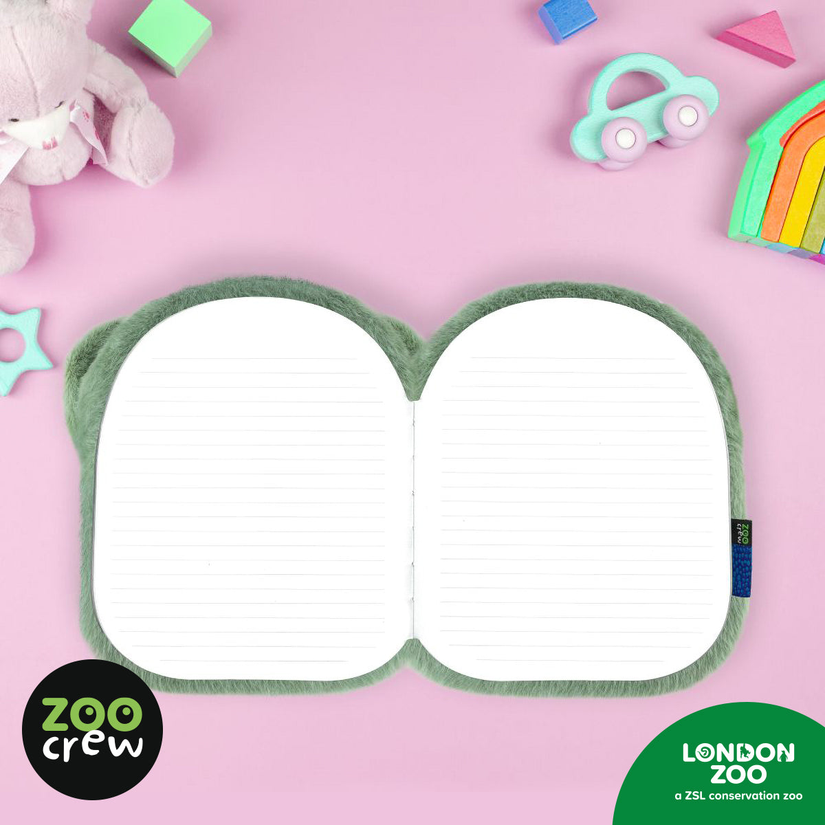 Cuddly Lined Notebook Elephant 3 (9781836427803) by Make Believe Ideas