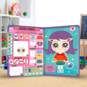 Product image 3 of Dress Up Fashion Dolls Animal Party, a sticker activity book for ages 5+, by Make Believe Ideas.