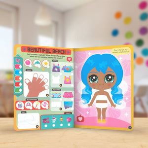 Product image 5 of Dress Up Fashion Dolls Fairy Universe, a sticker activity book for ages 5+, by Make Believe Ideas.
