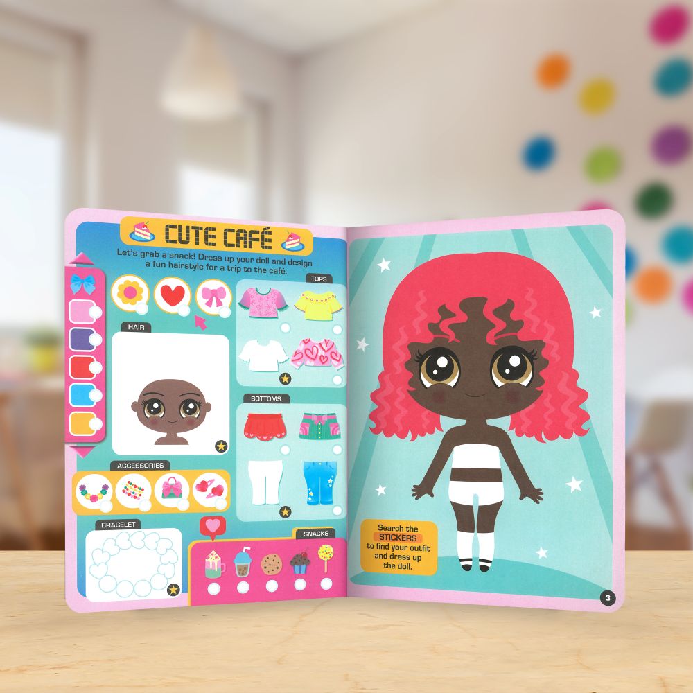Product image 4 of Dress up Fashion Dolls Pack (with gems), a pack for ages 5+, by Make Believe Ideas.