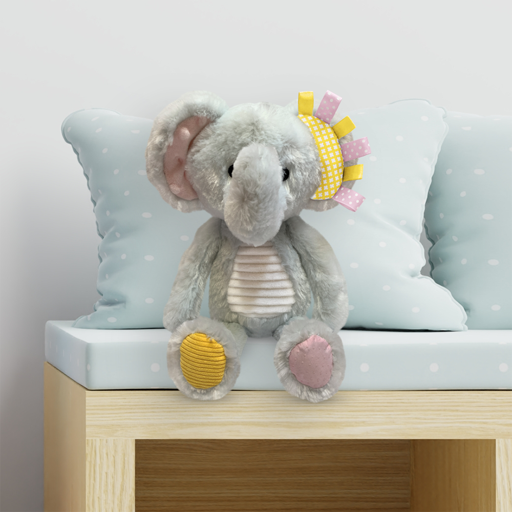 Sensory Snuggables Medium Plush Elephant