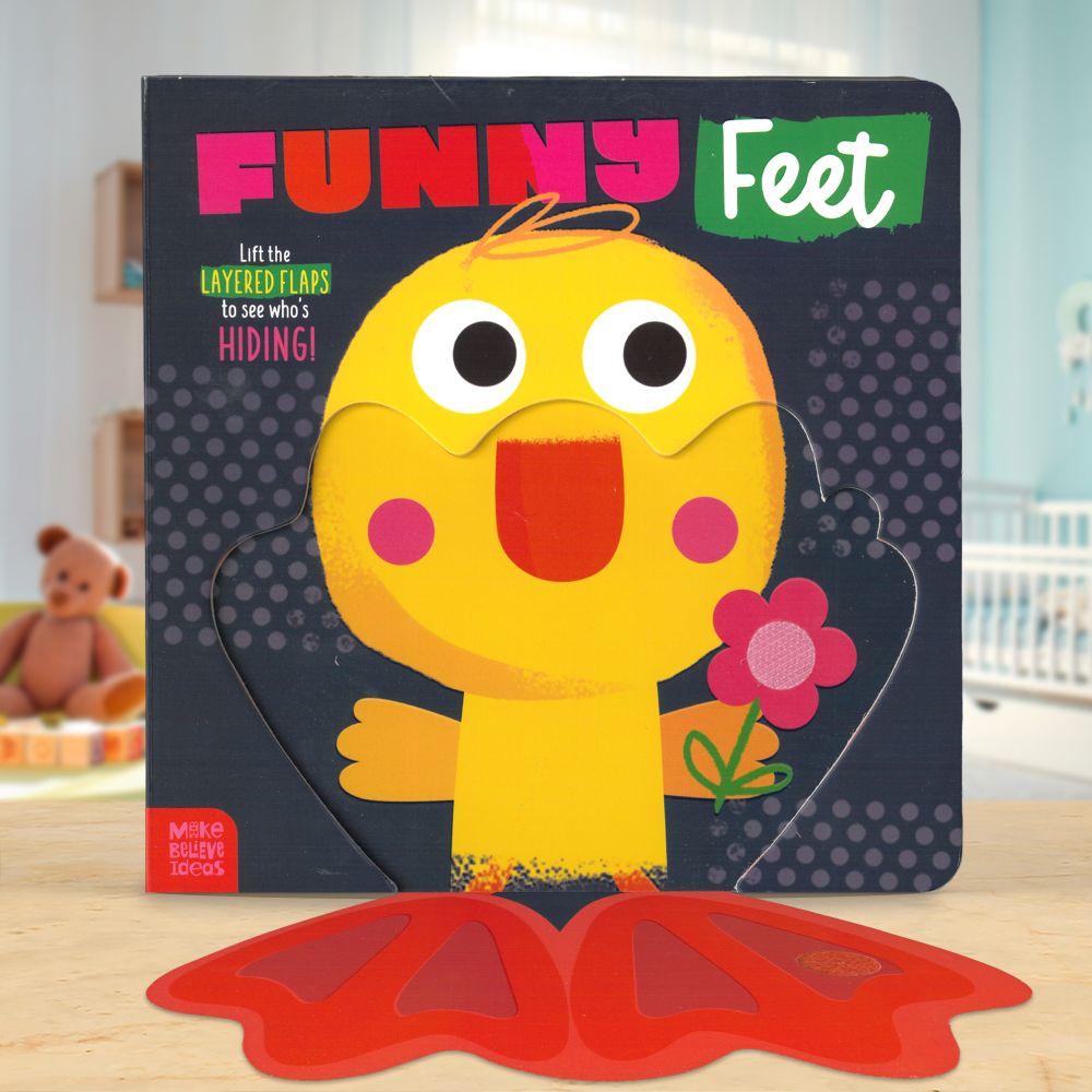 Product image 3 of Funny Feet, a board book for ages 0+, by Make Believe Ideas.