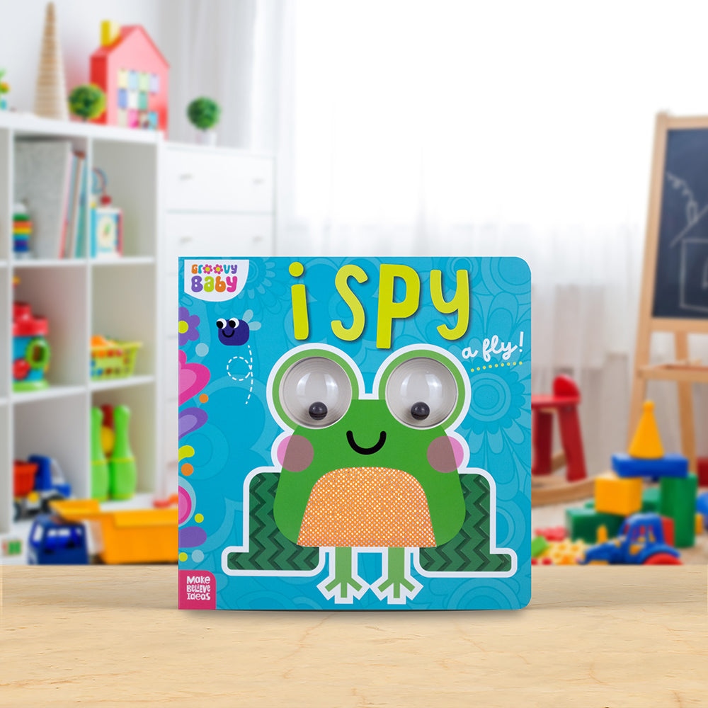 Product image 2 of Groovy Baby I Spy a Fly!, a board book for ages 0+, by Make Believe Ideas.
