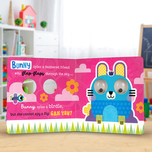 Product image 4 of Groovy Baby I Spy a Fly!, a board book for ages 0+, by Make Believe Ideas.