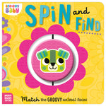 Product image 1 of Groovy Baby Spin and Find, a board book for ages 0+, by Make Believe Ideas.