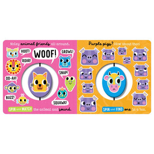 Product image 16 of Groovy Baby Spin and Find, a board book for ages 0+, by Make Believe Ideas.
