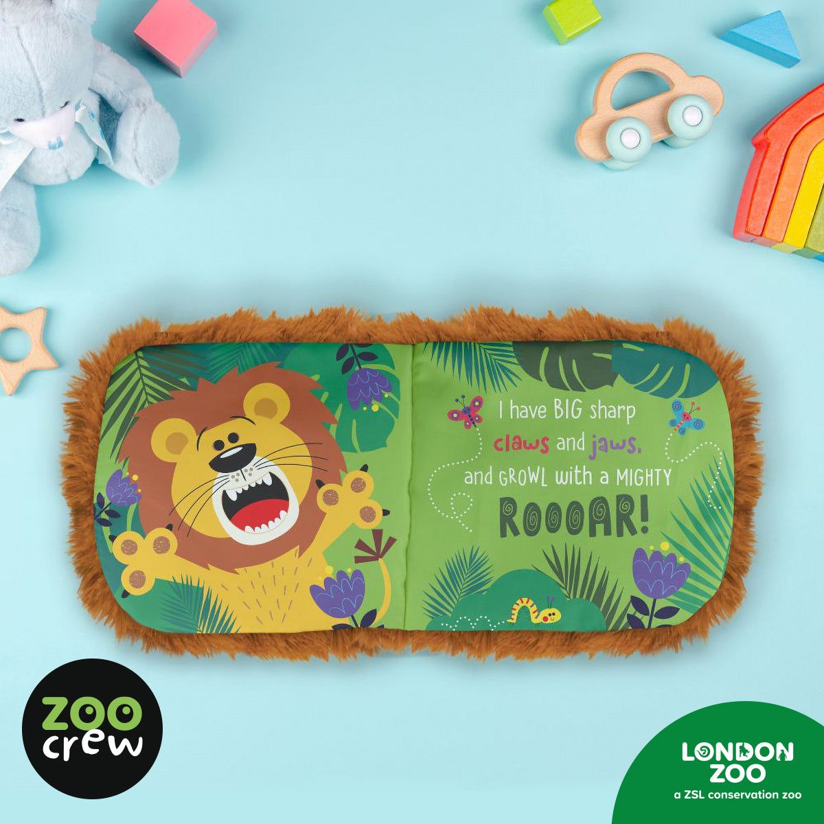 Hand-Puppet Cloth Book Lion 4 (9781836427155) by Make Believe Ideas