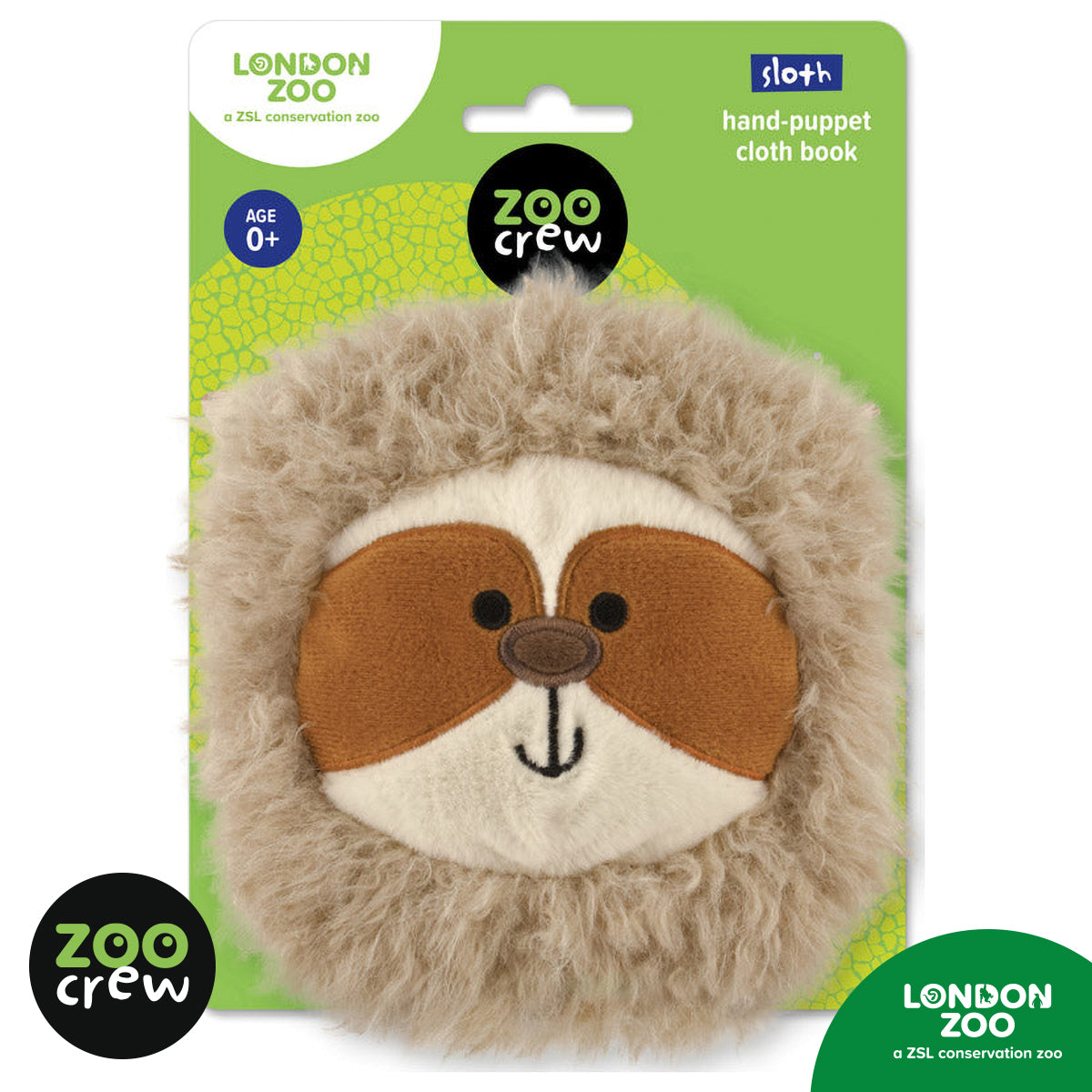 Hand-Puppet Cloth Book Sloth (9781836427179) by Make Believe Ideas