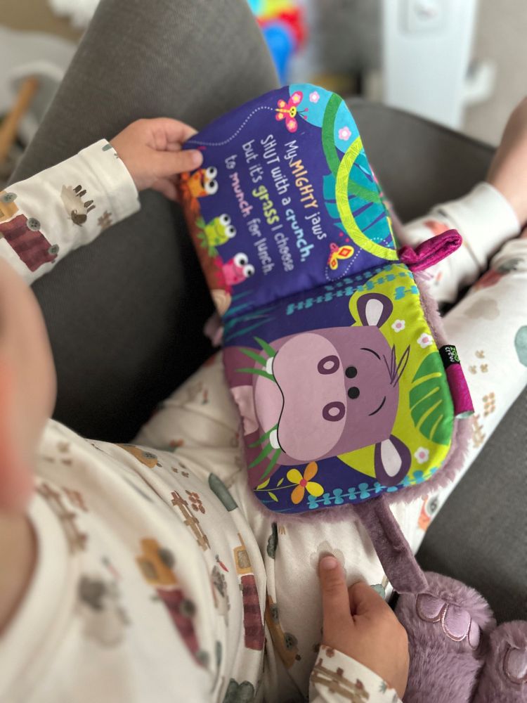 Hand-Puppet Cloth Book Pygmy Hippo