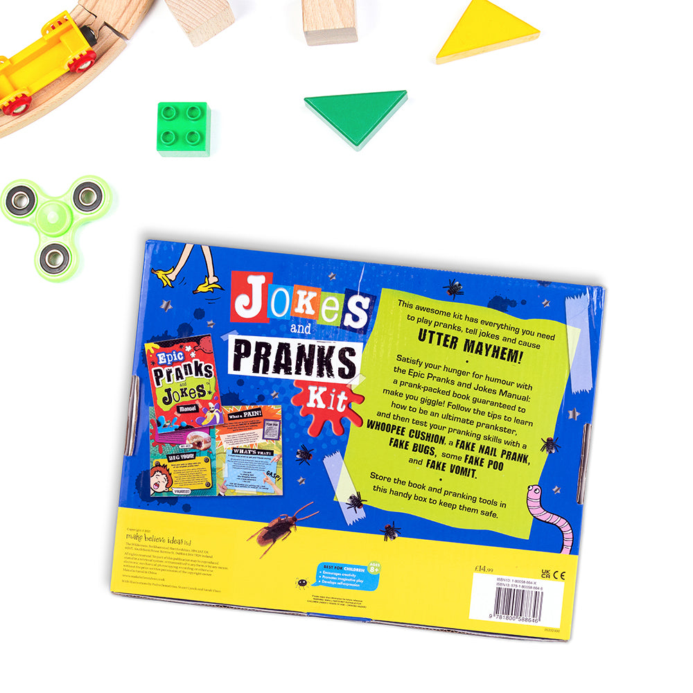 Product image 6 of Jokes and Pranks Kit, a box set for ages 8+, by Make Believe Ideas.