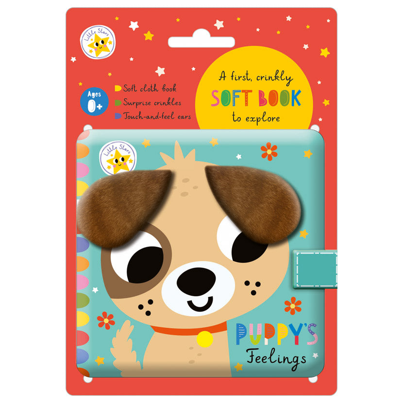 Product image 1 of Little Stars Puppy's Feelings, a cloth book for ages 0+, by Make Believe Ideas.
