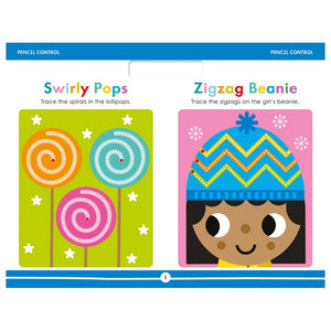 Product image 3 of Mini iQ Preschool Learning Pad, a sticker activity book for ages 3+, by Make Believe Ideas.