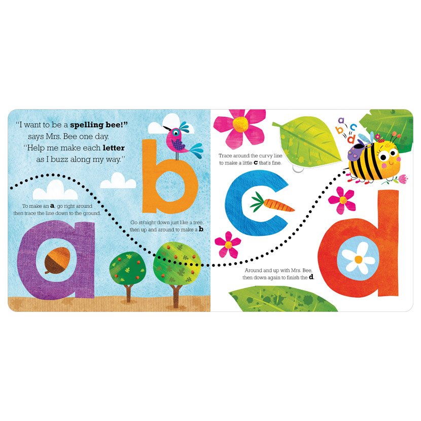 Product image 2 of Mrs Bee's ABC, a board book for ages 0+, by Make Believe Ideas.