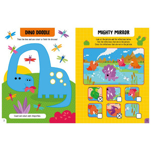 Product image 4 of My Dinosaur Play Book, a sticker activity book for ages 3+, by Make Believe Ideas.