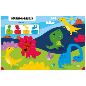 Product image 7 of My Dinosaur Play Book, a sticker activity book for ages 3+, by Make Believe Ideas.