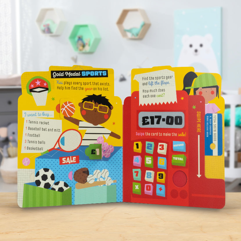 Product image 5 of My First Busy Shop, a board book for ages 0+, by Make Believe Ideas.