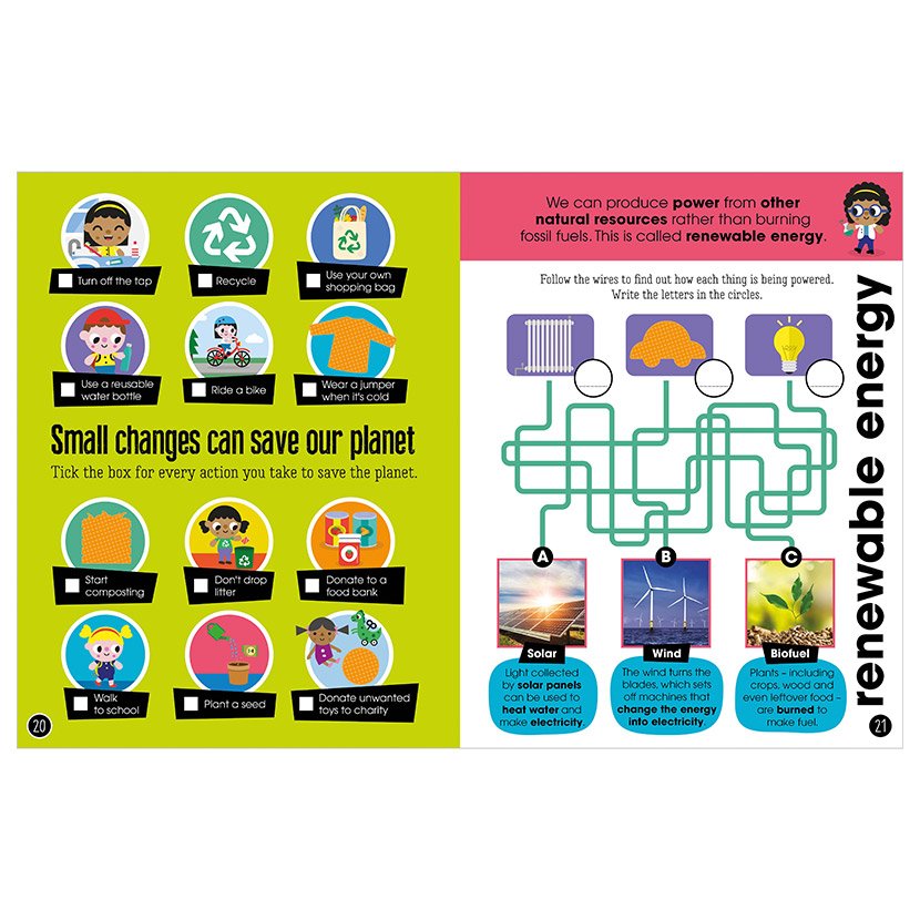 Product image 3 of My Precious Planet Being kind to the world activity book, a sticker activity book for ages 5+, by Make Believe Ideas.