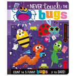 Product image 1 of Never Touch the Bugs, a board book for ages 0+, by Make Believe Ideas.