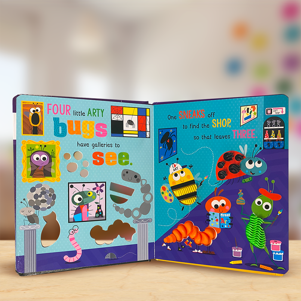 Product image 4 of Never Touch the Bugs, a board book for ages 0+, by Make Believe Ideas.