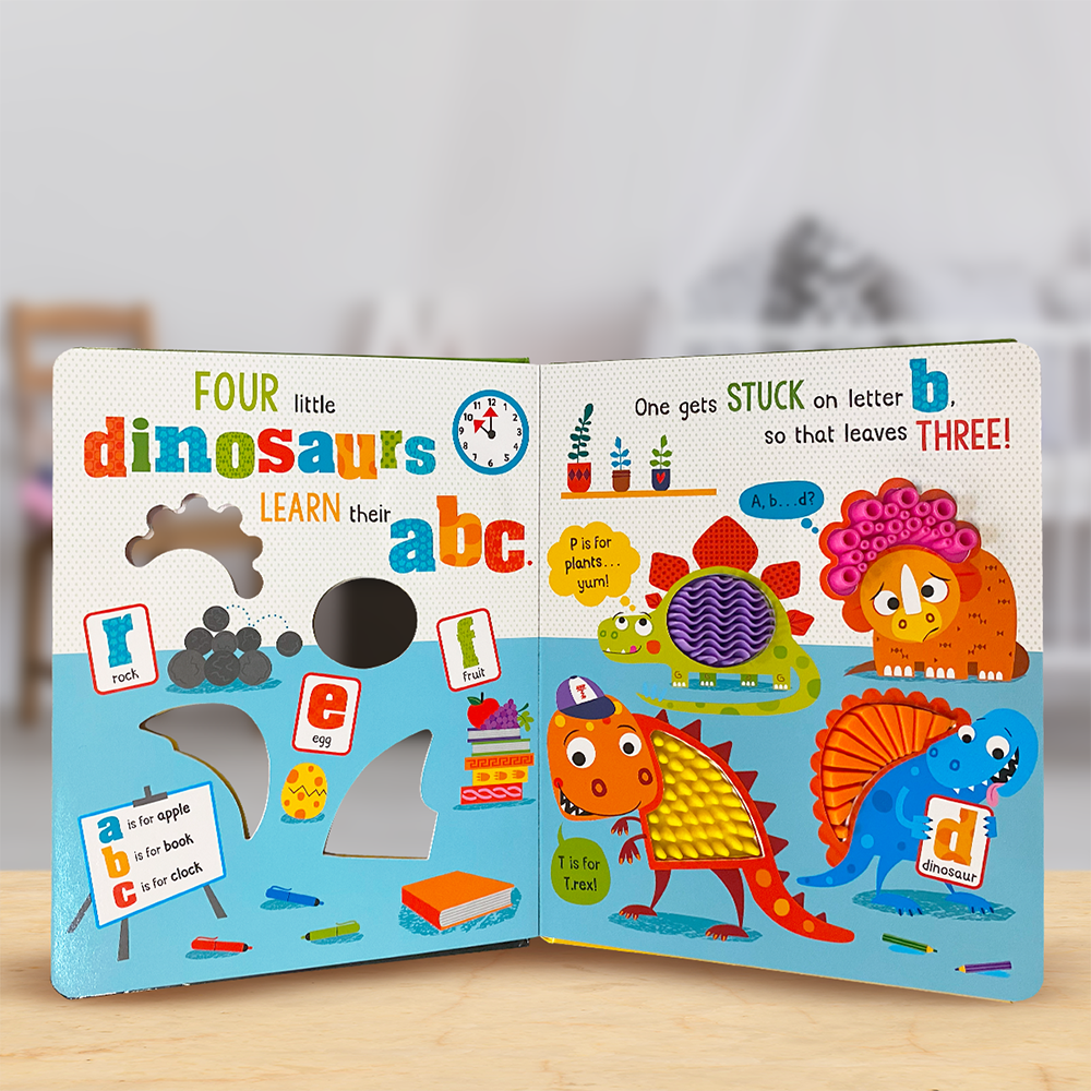Product image 4 of Never Touch the Dinosaurs, a board book for ages 0+, by Make Believe Ideas.