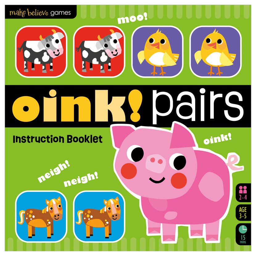Product image 1 of Oink! Pairs, a game for ages 3+, by Make Believe Ideas.