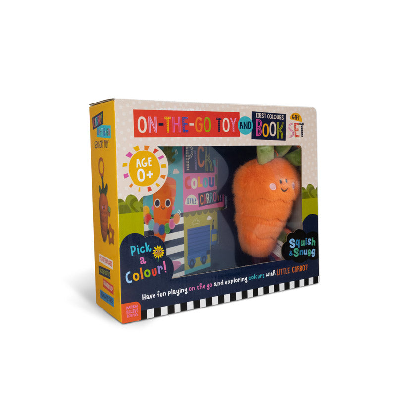 Product image 1 of On-the-Go Toy and First Colours Book Gift Set, a box set for ages 0+, by Make Believe Ideas.