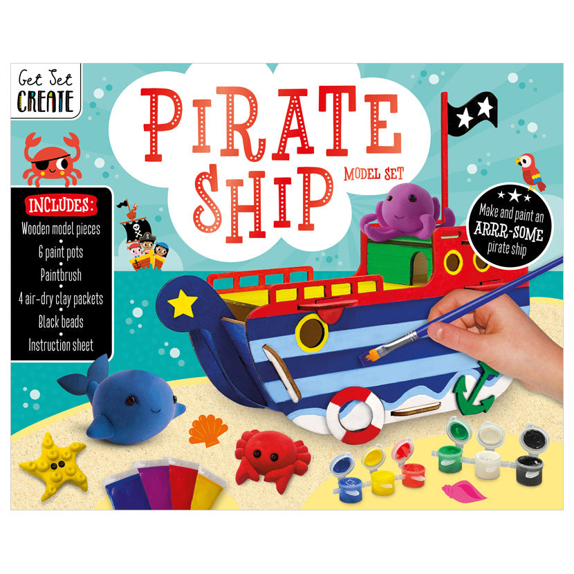 Product image 1 of Pirate Ship Model Set, a box set for ages 6+, by Make Believe Ideas.