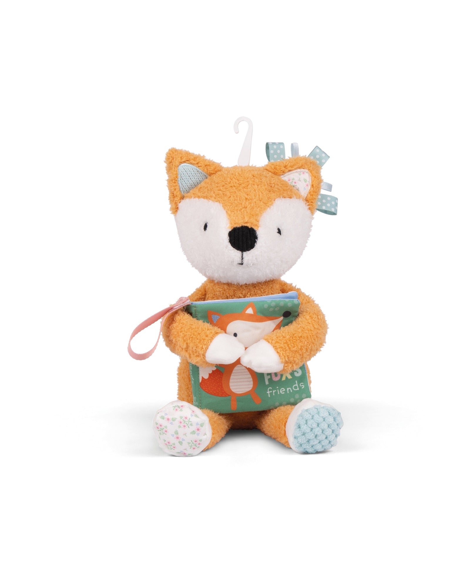 Product image 1 of Sensory Snuggables Medium Plush Fox with Cloth Book, a plush toy for ages 0+, by Make Believe Ideas.