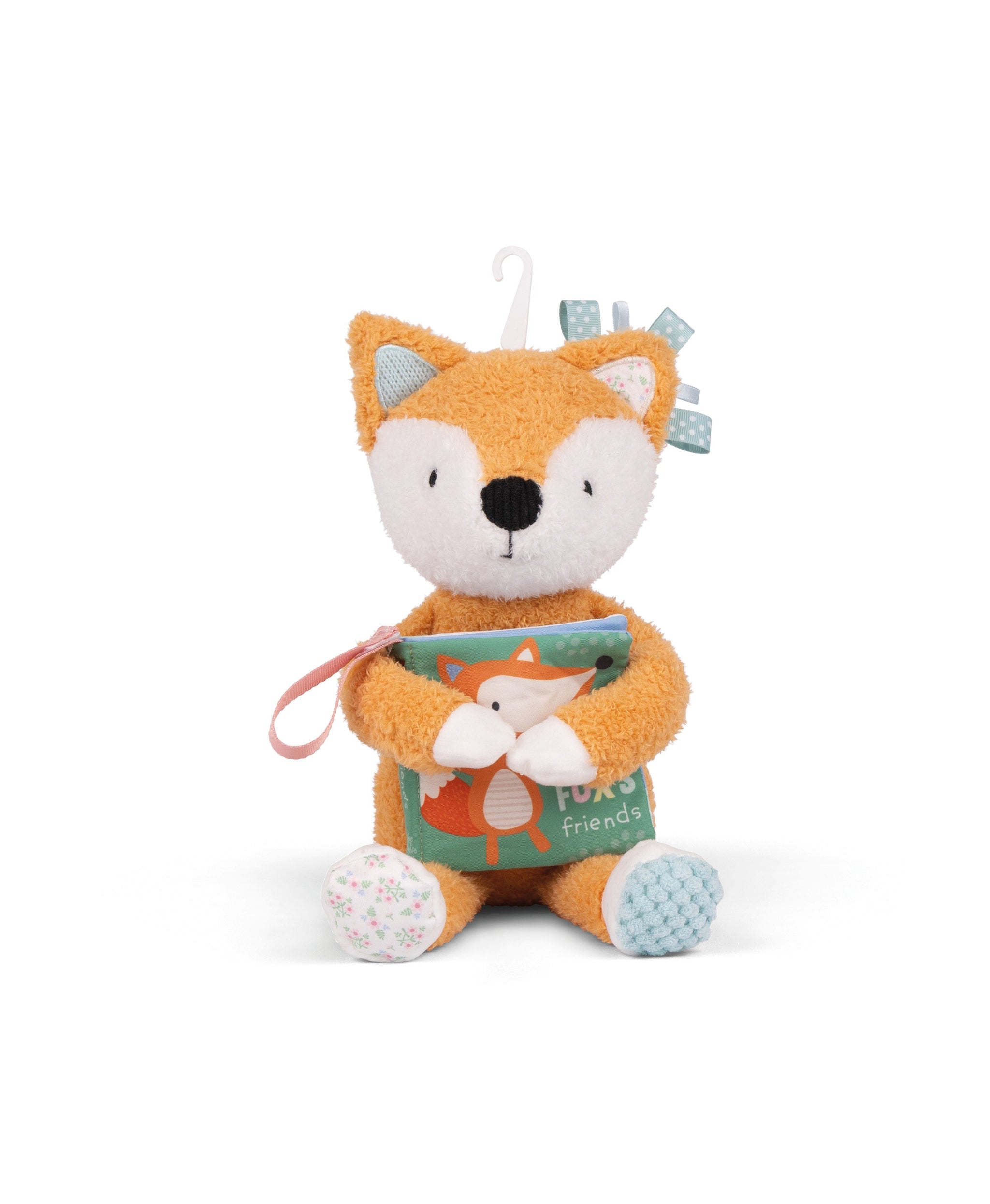 Product image 1 of Sensory Snuggables Medium Plush Fox with Cloth Book, a plush toy for ages 0+, by Make Believe Ideas.