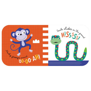 Product image 3 of Sensory Snuggables Roar! Hand-Puppet Cloth Book, a cloth book for ages 0+, by Make Believe Ideas.